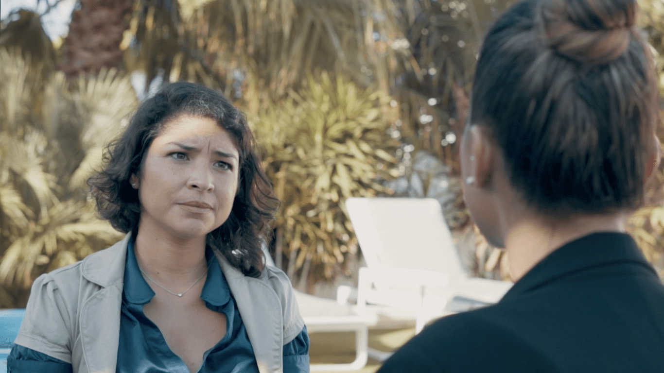 young-woman-with-frown-fac-playing-with-fire-48hr-short-film-aruba-scene